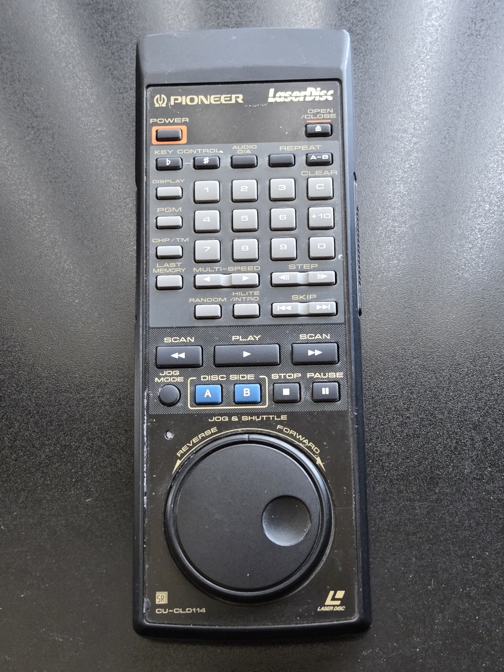 Pioneer CU-CLD114 Remote Control Laser Disc Player Works